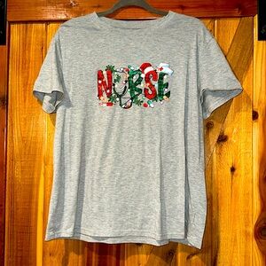 XXL Nurse Christmas tee shirt